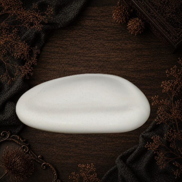 Stein oval dick 10x8cm · Gips · Allgemein · Nr. MH-1DUFSY · Mihamei Einzelstück